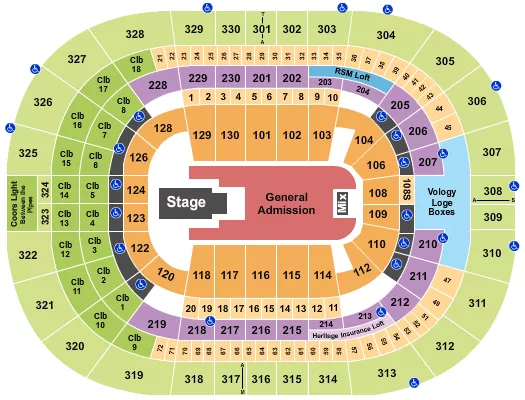 PLAYBOI CARTI Seating Map Seating Chart