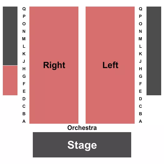 ENDSTAGE Seating Map Seating Chart