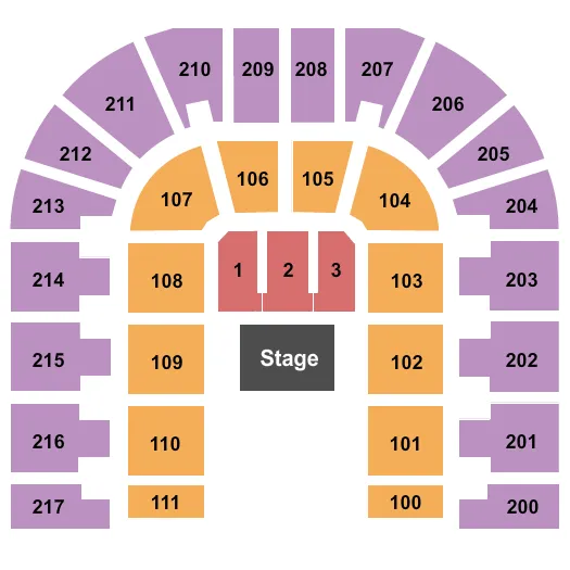 GEORGE LOPEZ Seating Map Seating Chart