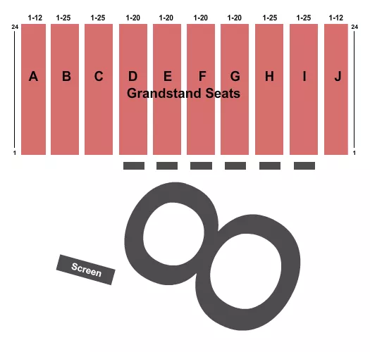 8 STAGE Seating Map Seating Chart