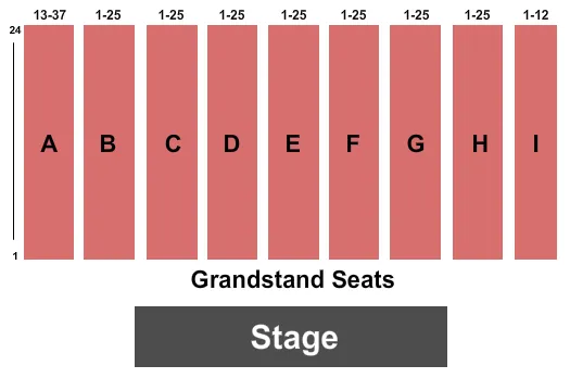 ENDSTAGE 2 Seating Map Seating Chart