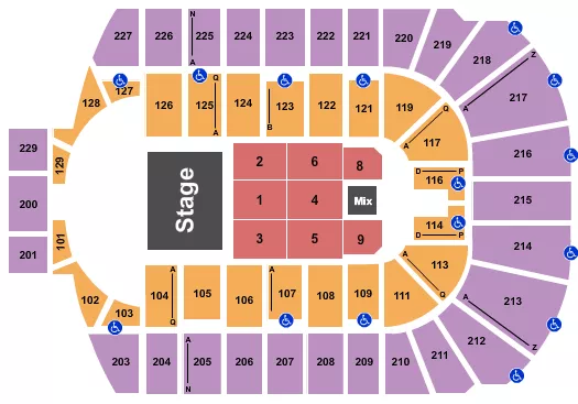HALF HOUSE 2 Seating Map Seating Chart