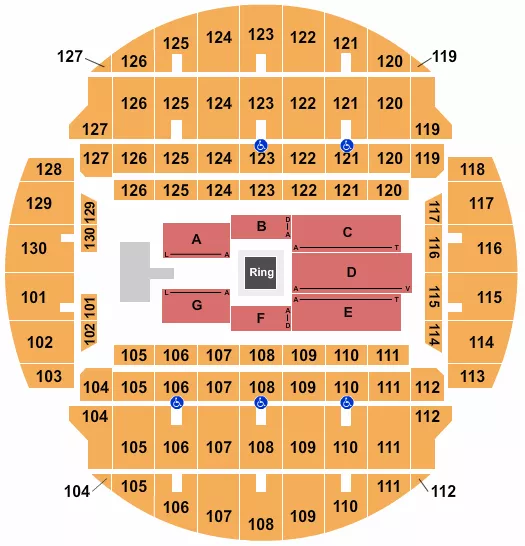 MASKED MANIA Seating Map Seating Chart