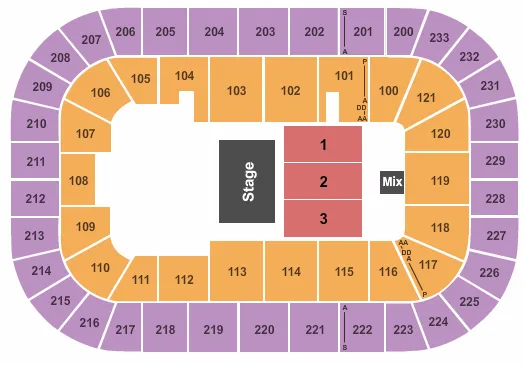 HALF HOUSE 2 Seating Map Seating Chart