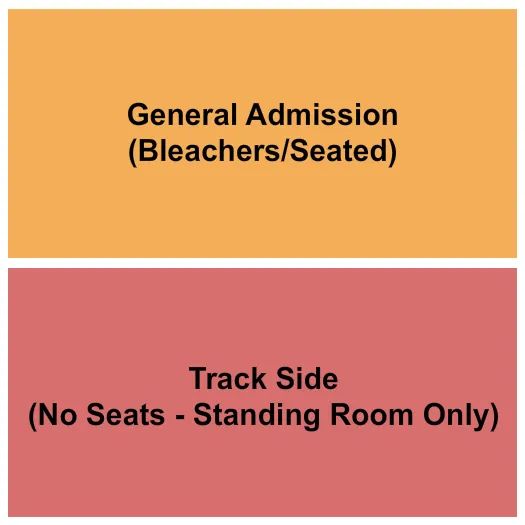 GA TRACKSIDE Seating Map Seating Chart