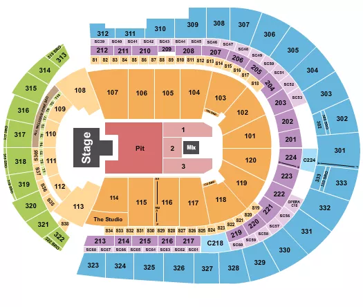 LIZZY MCALPINE Seating Map Seating Chart