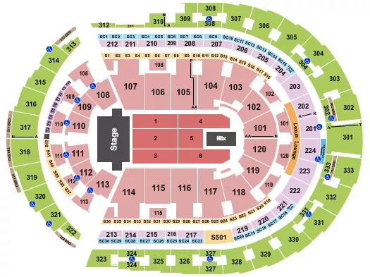 TSO 1 Seating Map Seating Chart
