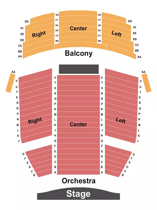 CAM PLEX WYOMING CENTER ENDSTAGE Seating Map Seating Chart