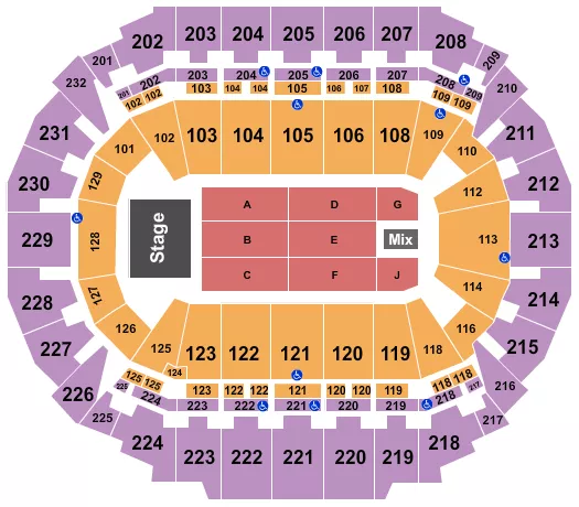 ENDSTAGE 3 Seating Map Seating Chart