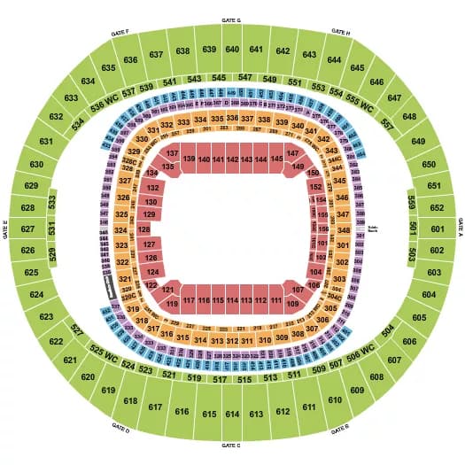 OPEN FLOOR Seating Map Seating Chart