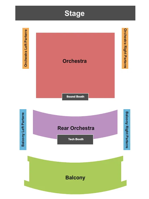 ENDSTAGE Seating Map Seating Chart