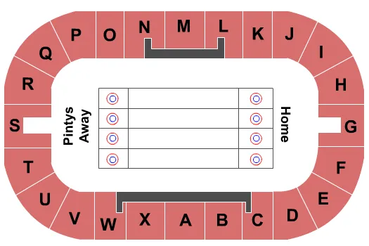 END STAGE Seating Map Seating Chart