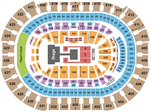 SEVENTEEN Seating Map Seating Chart