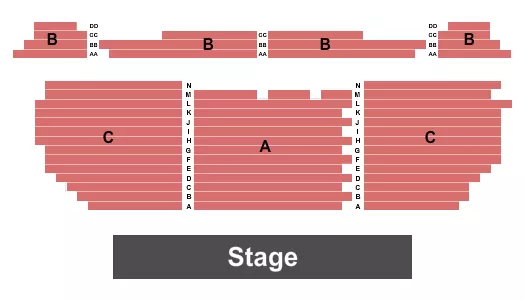 ENDSTAGE Seating Map Seating Chart