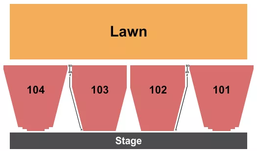 ENDSTAGE Seating Map Seating Chart