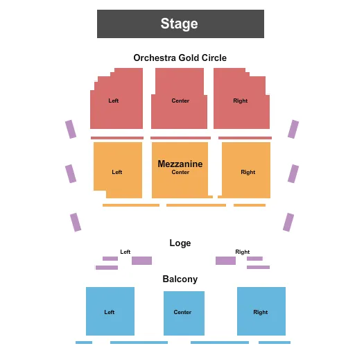 ENDSTAGE Seating Map Seating Chart