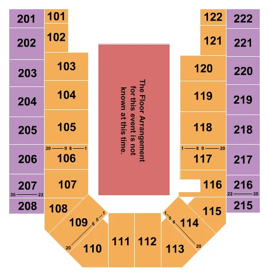 GENERIC FLOOR Seating Map Seating Chart