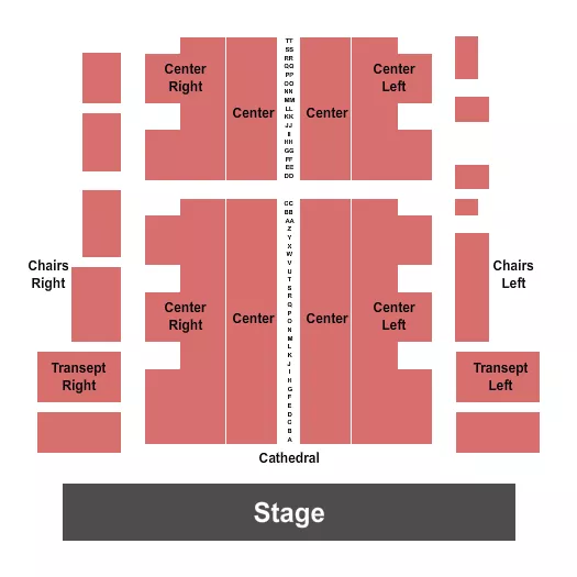 ENDSTAGE Seating Map Seating Chart