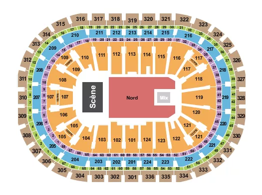 ENDSTAGE 4 Seating Map Seating Chart