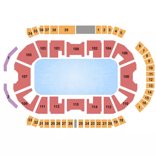 SKATING Seating Map Seating Chart