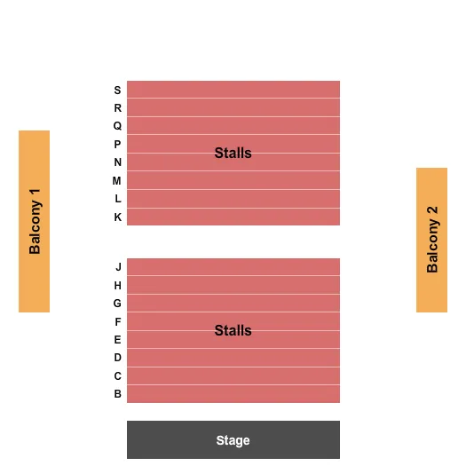 TRADITIONAL 2 Seating Map Seating Chart