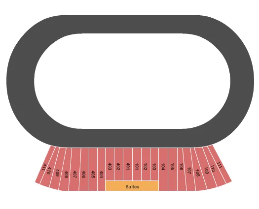 MONSTER JAM Seating Map Seating Chart