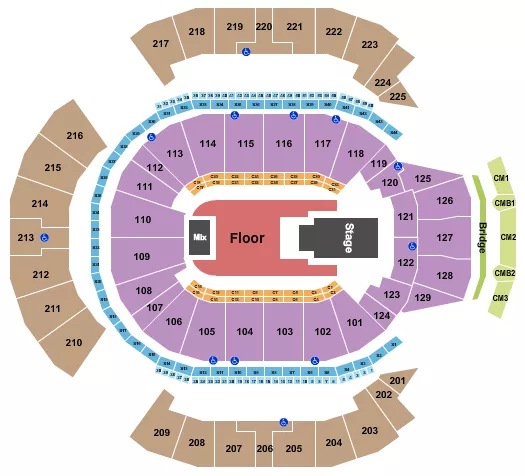 PLAYBOI CARTI Seating Map Seating Chart