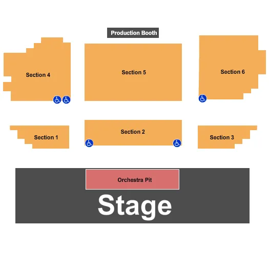 END STAGE Seating Map Seating Chart