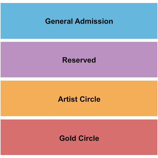 CHRIS TOMLIN Seating Map Seating Chart