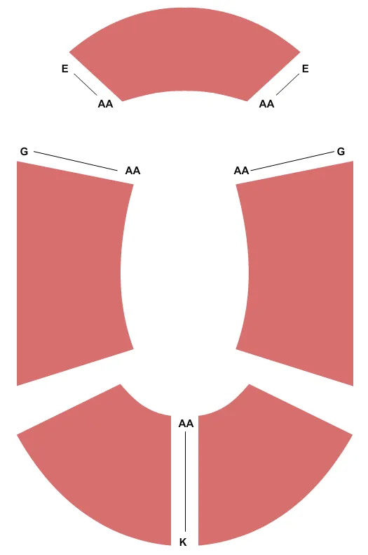 ONCE ON THIS ISLAND Seating Map Seating Chart