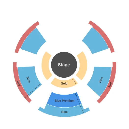 CIRQUE ITALIA STATIC Seating Map Seating Chart