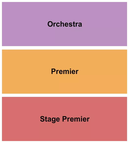 CITY WINERY NASHVILLE PREMIER ORCHESTRA Seating Map Seating Chart