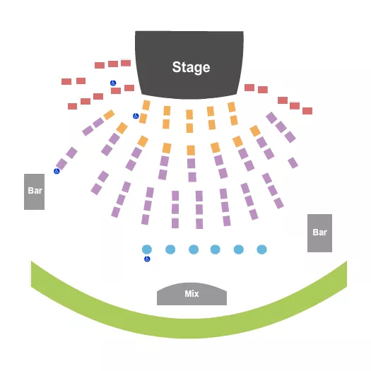 CITY WINERY NEW YORK CITY ENDSTAGE NO ORCHESTRA Seating Map Seating Chart
