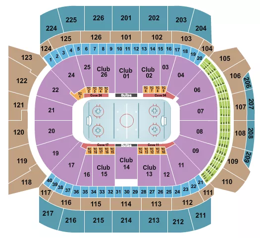 HOCKEY 2 Seating Map Seating Chart