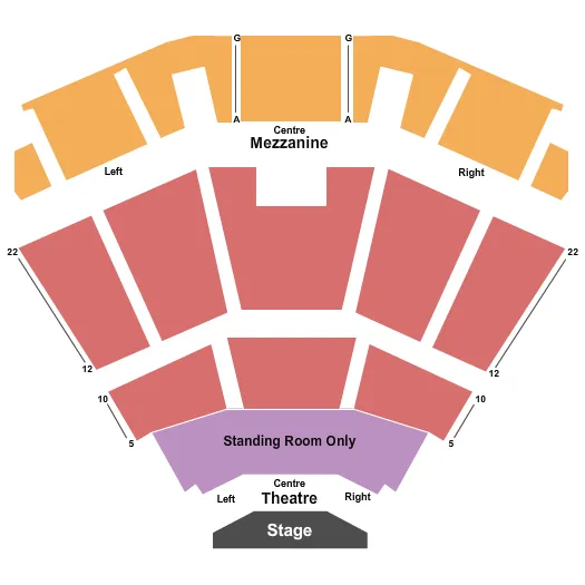 ENDSTAGE GA PIT Seating Map Seating Chart