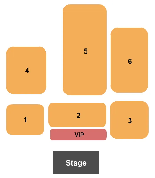 END STAGE Seating Map Seating Chart