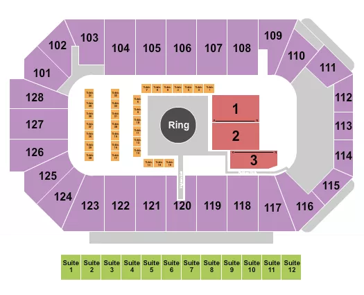 MMA 4 Seating Map Seating Chart