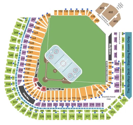 HOCKEY Seating Map Seating Chart