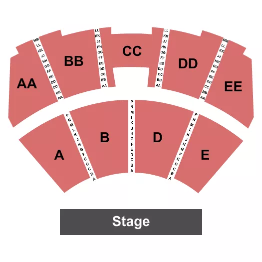 ENDSTAGE 2 Seating Map Seating Chart