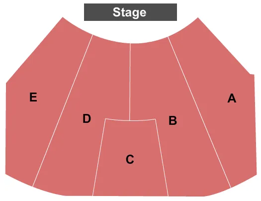 END STAGE Seating Map Seating Chart