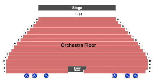 ENDSTAGE Seating Map Seating Chart