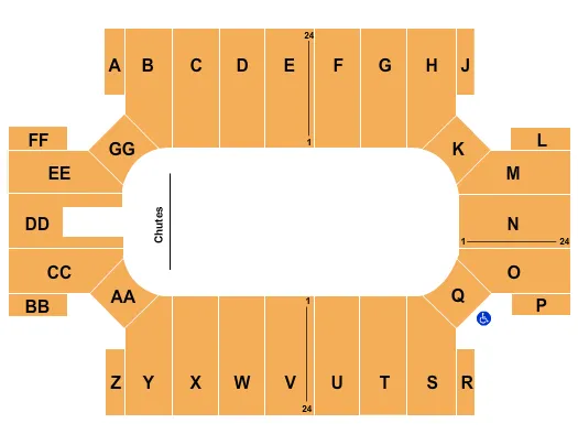 PBR Seating Map Seating Chart