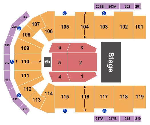 HALF HOUSE 7 Seating Map Seating Chart
