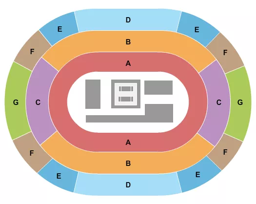 CRYPTOCOM ARENA LA28 ARTISTIC GYMNASTICS Seating Map Seating Chart
