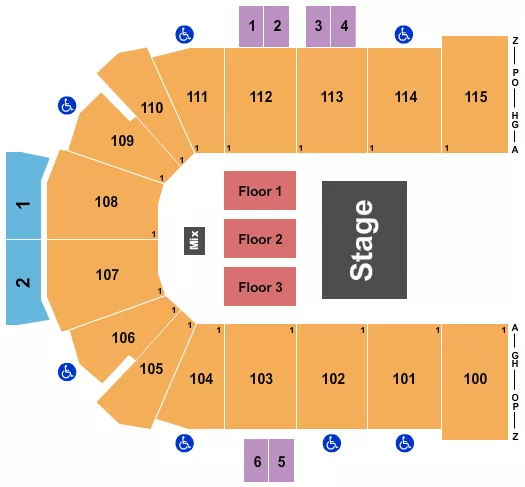 HALF HOUSE RESERVED 4 Seating Map Seating Chart