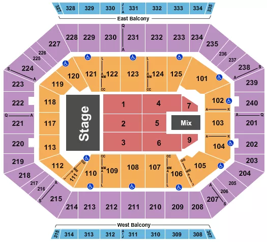 TSO Seating Map Seating Chart