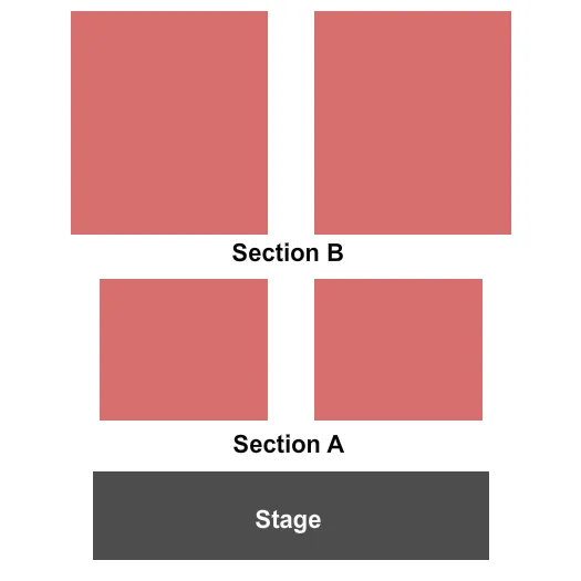 BAKER THEATER ROSEWOOD CENTER FOR FAMILY ARTS END STAGE Seating Map Seating Chart