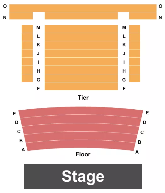 ENDSTAGE Seating Map Seating Chart