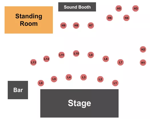 DANS SILVERLEAF ENDSTAGE TABLES Seating Map Seating Chart