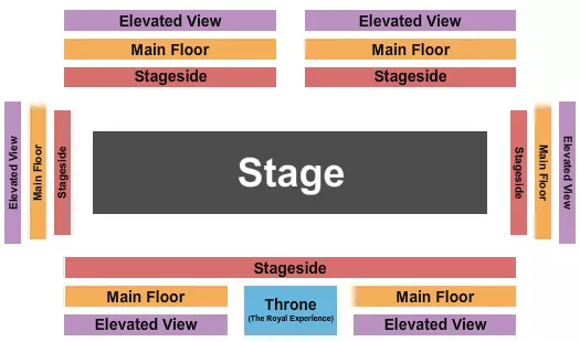 DEEP ELLUM ART CO DRUNK SHAKESPEARE Seating Map Seating Chart